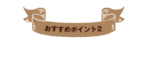 おすすめポイント2