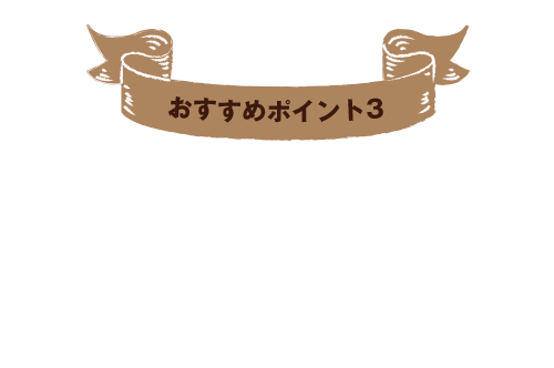 おすすめポイント3